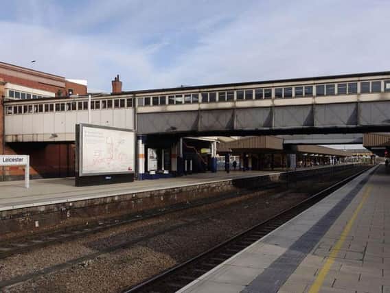 The incident is said to have occurred at Leicester train station