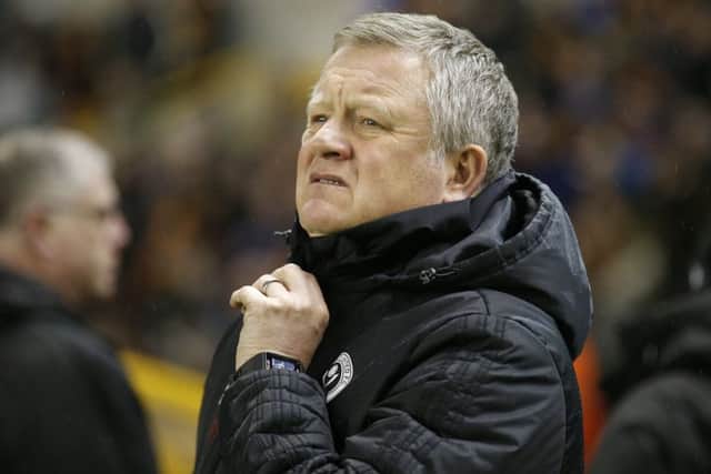 Chris Wilder says his players are in a positive frame of mind: Simon Bellis/Sportimage