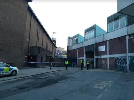 A man was stabbed in Sheffield yesterday