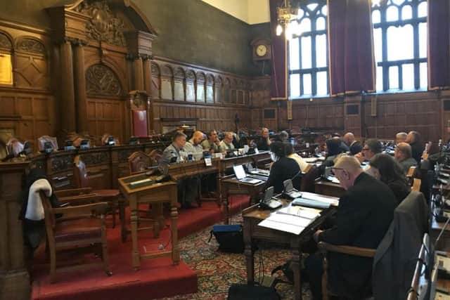 The hearing was held inside the main council chamber at Sheffield Town Hall. Picture: George Torr/The Star