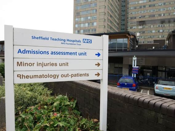 The minor injuries unit at the Royal Hallamshire Hospital.