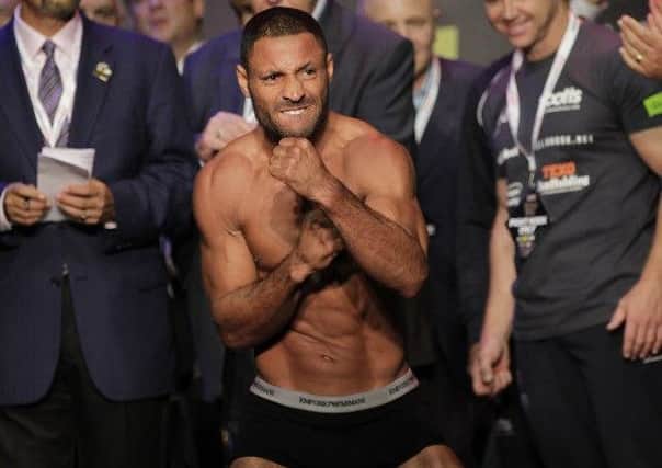 What Kell Brook looks like at middleweight. Picture: Lawrence Lustig