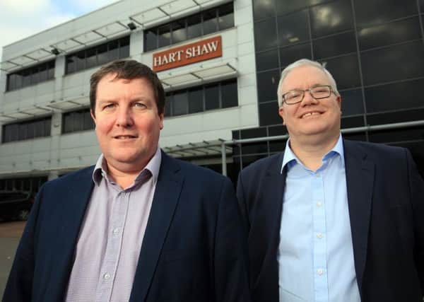 Patrick Abel, corporate finance Partner at Hart Shaw, left, enlisted the                                                        support of Richard May, head of corporate at the Sheffield office of DLA Piper