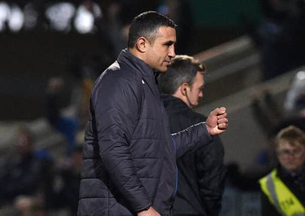 Picture Andrew Roe/AHPIX LTD, Football, EFL Sky Bet League Two, Chesterfield FC v Luton Town, Proact Stadium, 13/01/18, K.O 3pm

Chesterfield's manager Jack Lester celebrates their sides win

Andrew Roe>>>>>>>07826527594