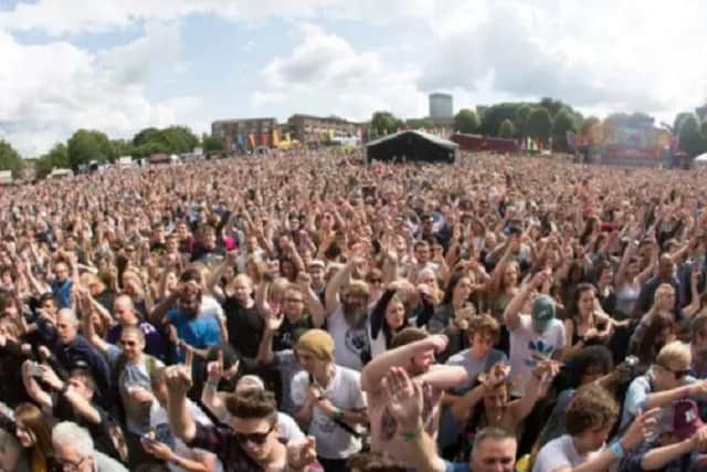 Revellers at last year's Tramlines festival.