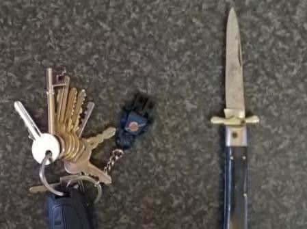 Officers found this blade in Shiregreen