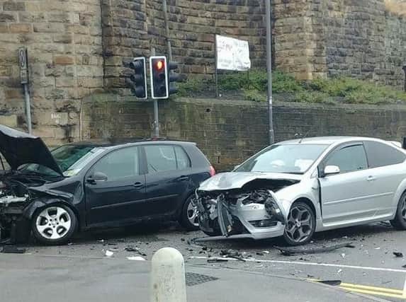 Crash in Barnsley - Credit: Carl Barma