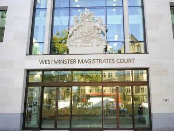 Coulson appeared via video-link at Westminster Magistrates' Court