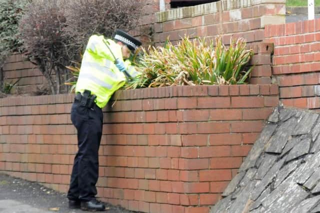 Police searched Burngreave as part of Operation Sceptre.