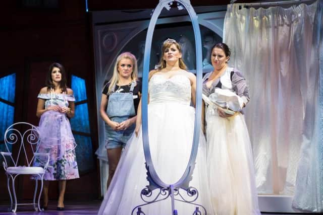 Natalie Anderson, Rachael Wooding, Jodie Prenger and Sam Bailey in Fat Friends.