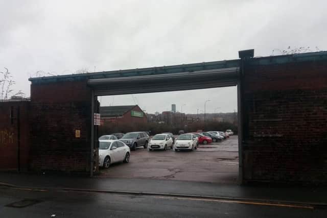 The car park which has been sold by Johnston Press