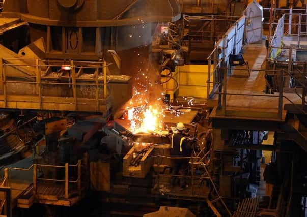 The Tata Steel plant in Dalton, Rotherham, United Kingdom. Photo by Glenn Ashley.