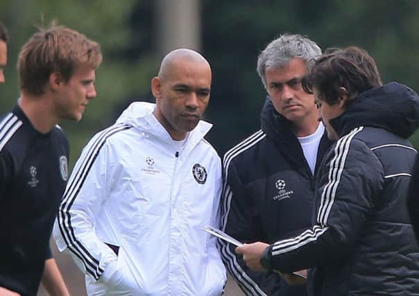 New Barnsley boss Jose Morais (left) alongside Jose Mourinho in their days at Chelsea. PA Wire