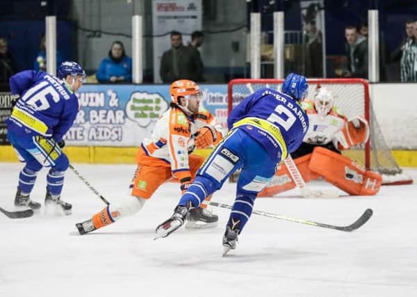 Steelers try to repel an attack at Coventry on Sunday. Picture courtesy of Scott Wiggins