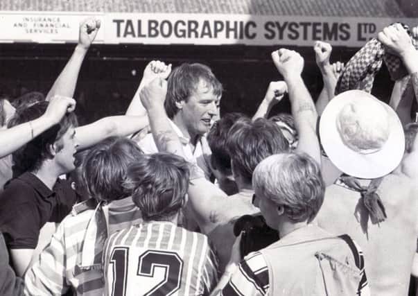 Dave Bassett was stripped to his underpants by jubilant Sheffield United fans