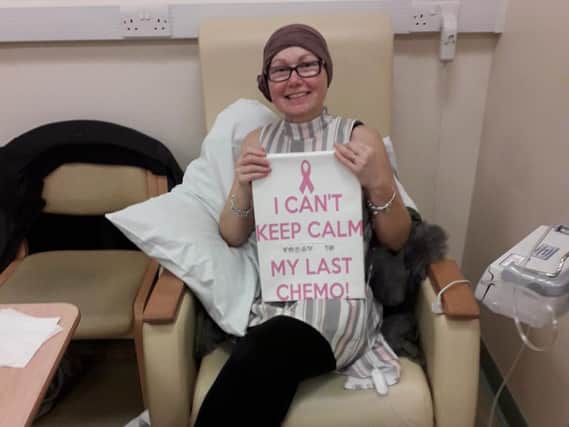 Cancer patient Jane Wilkinson.