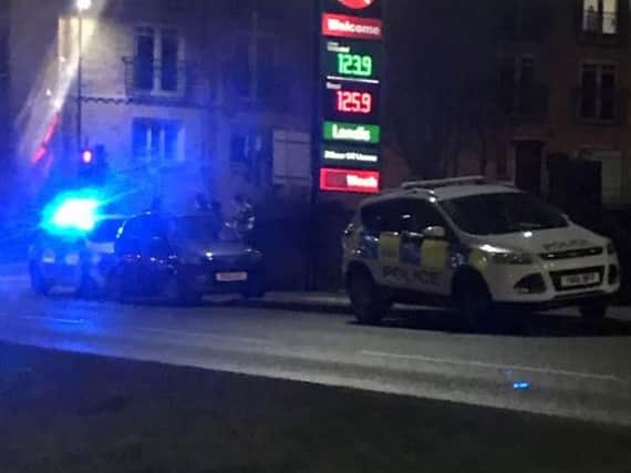 A police car crashed into a grey Hyundai on Penistone Road