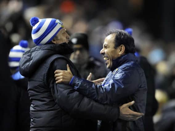 Sheffield Wednesday boss Jos Luhukay (right) is dreaming of Wembley