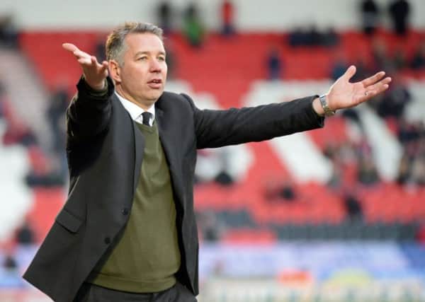 Doncaster Rovers v Fleetwood Town. Rovers manager Darren Ferguson, pictured.