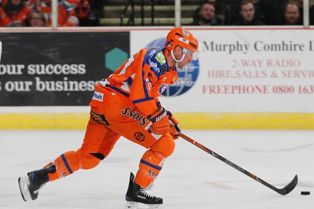 Colton Fretter in action tonight. Pic: Hayley Roberts