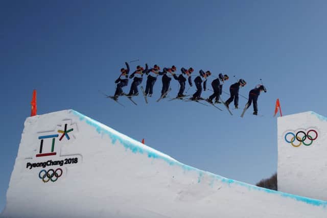 Great Britain's Katie Summerhayes in action in the Ski Slopestyle at the Bogwang Snow Park during day eight of the PyeongChang 2018 Winter Olympic Games in South Korea. PRESS ASSOCIATION Photo