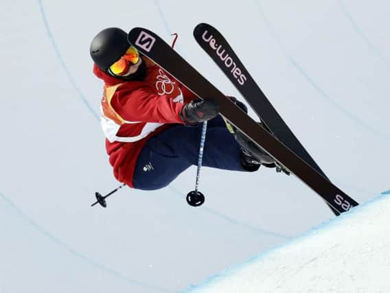 Molly Summerhayes in action at the Winter Olympics in PyeongChang
