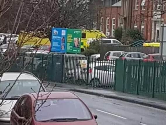 Emergency services are dealing with an incident at Rotherham College's campus in Dinnington.