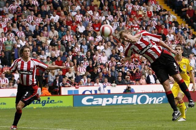 Hulse scored this header against Liverpool on the first day of United's Premier League season in 2006/07