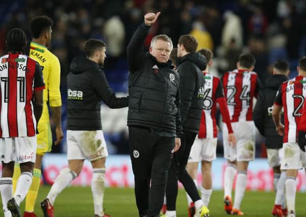 Chris Wilder says his squad has got real character: Simon Bellis/Sportimage