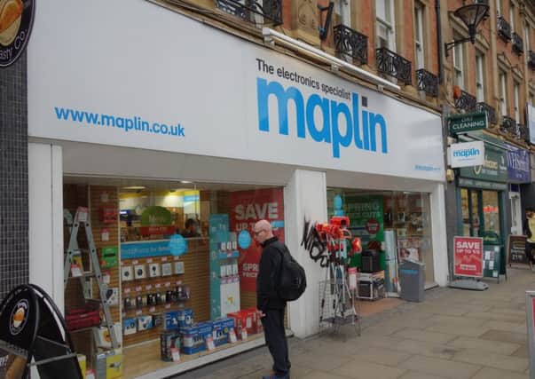 Ten people work at the Maplin shop on Pinstone Street in Sheffield city centre