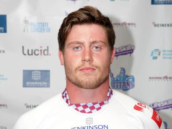 Doncaster Knights prop Ian Williams, who died on Tuesday