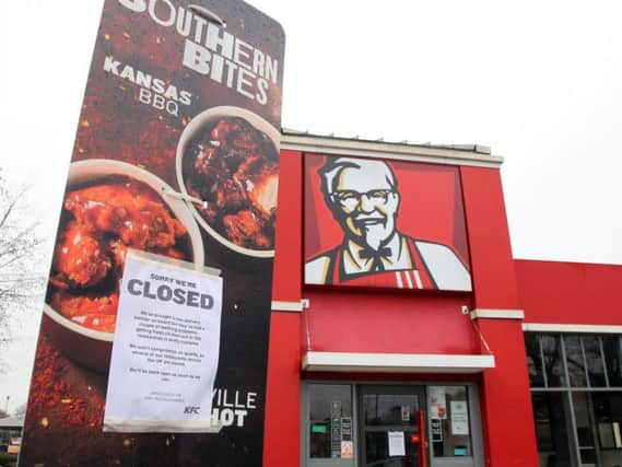 A closed KFC restaurant (Photo: PA).