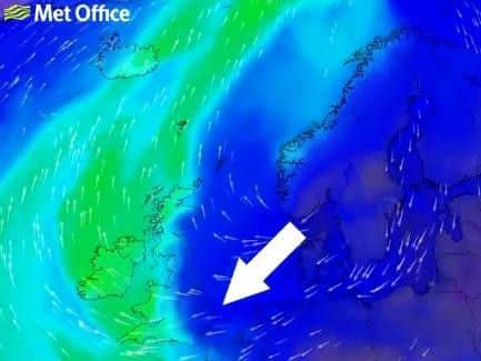 Cold air is going to sweep over the UK early next week. Met Office