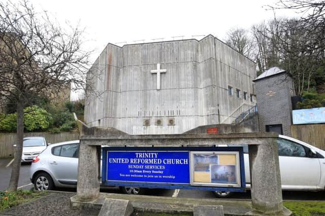 Trinity URC on Ecclesall Road was built in the Brutalist style of architecture - originally there was no cross; the one displayed now was added later. Picture: Chris Etchells