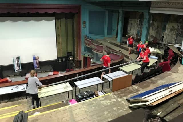 GoodGym session at Abbeydale Picture House in Sheffield.