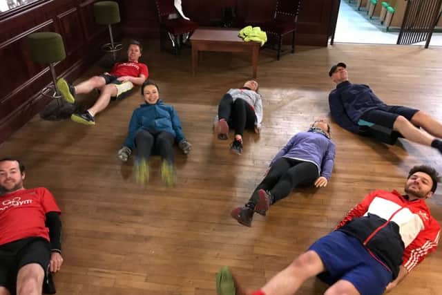 GoodGym session at Abbeydale Picture House in Sheffield.