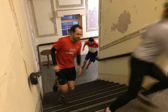 GoodGym session at Abbeydale Picture House in Sheffield.
