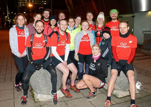 Members of Goodgym, pictured just before they set out on their weekly run. Picture: Marie Caley NSST Goodgym MC 1
