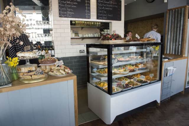 Cakes and the cabinet at The Grind. Picture: Dean Atkins