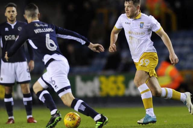 Jordan Thorniley suffered a facial injury in the defeat ti Millwall on Tuesday