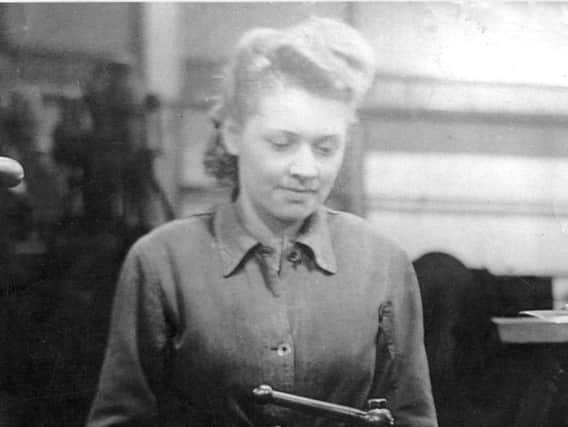 Audrey worked at munitions factories in Sheffield during the Second World War