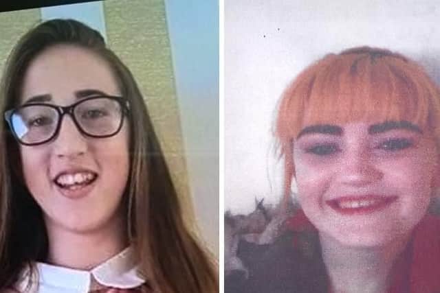 L-R: Cordelia McCarthy (13) and Erin McCarthy (16).