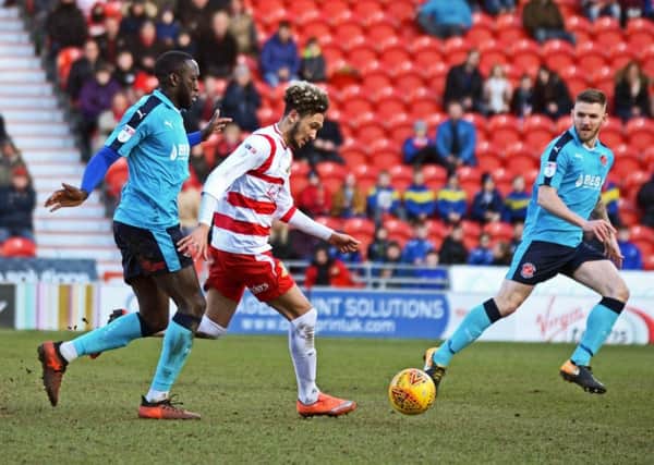Alex Kiwomya made his first start for Rovers against Fleetwood.