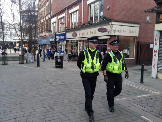 Police have changed their patrols to deal with gangs of teenagers in Doncaster town centre