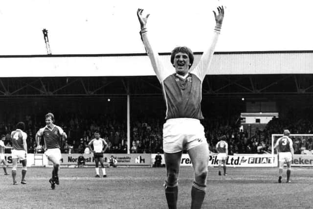 Ronnie in his Millers playing pomp