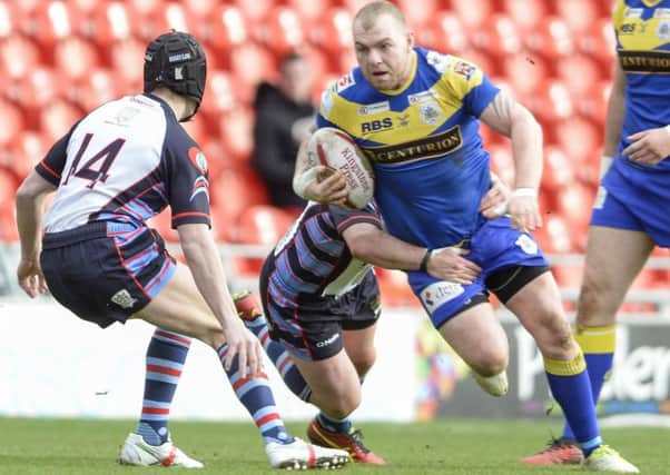 Kyle Kesik was among the try-scorers as Doncaster beat Myton Warriors in the Challenge Cup