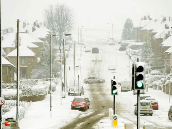 Forecasters have predicted snow for Sheffield next week.