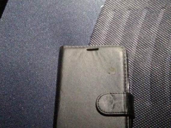 The phone police found in the car. Picture: Sheffield West NHP.