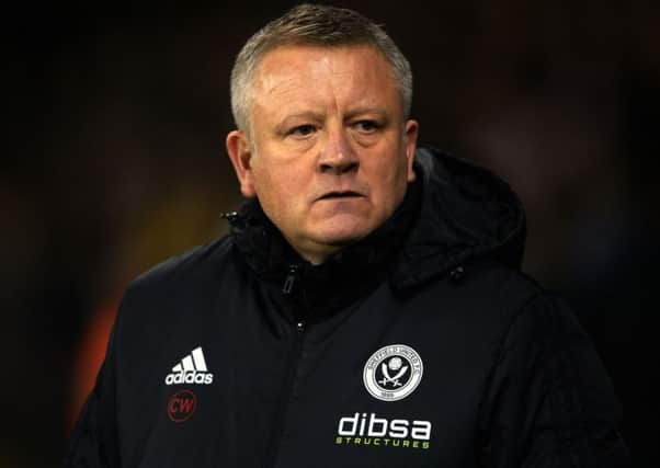 Sheffield united boss Chris Wilder is hurtning after Friday night's defeat to Hull City