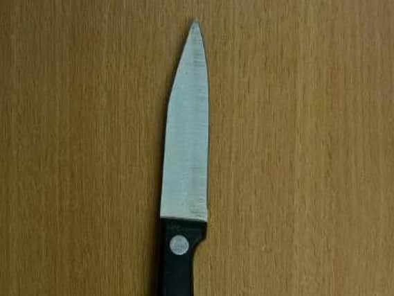 A teenager was found carrying this blade in Sheffield